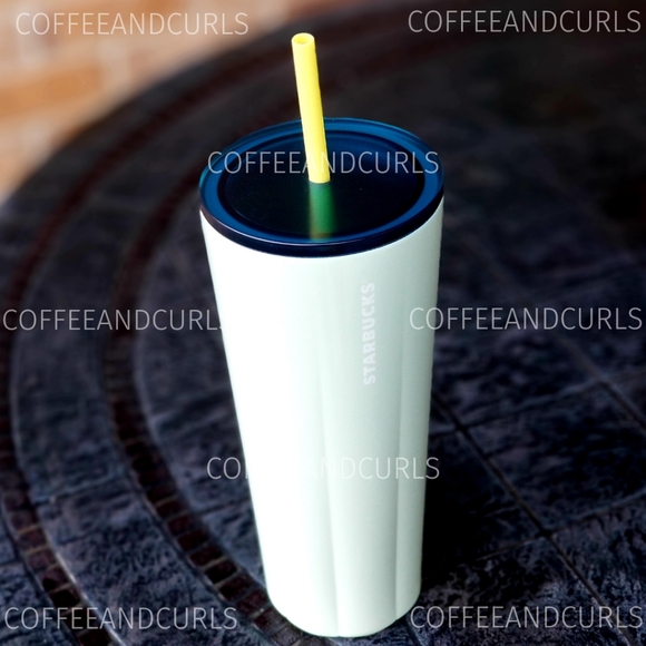 Starbucks Mint Green Stainless Steel Cold Cup Tumbler 24oz Venti NWT - Picture 4 of 8